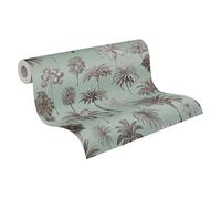 A.S. Création Pintwalls III 791713 - Papel pintado no tejido, diseño floral, color marrón y gris