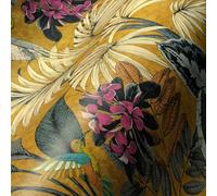 A.S. Création PrintWalls papel pintado no tejido con motivo jungla en amarillo, gris, verde - papel pintado jungla exótica 10,05 x 0,53 m Made in Germany - 387381