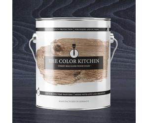 A.S. Création tinte para madera premium resistente a la intemperie para interiores y exteriores - color antracita - semibrillante para una protección óptima de la madera - 2,5l para 35 m² de capa