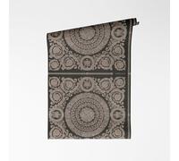 A.S. Création VERSACE VI Heritage 791341 - Papel pintado para pared (10,05 x 0,70 m), diseño barroco con logo Medusa, zarcillos y acantus, color negro y beige