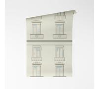 A.S. Création VERSACE VI Palazzo No 12 - Papel pintado no tejido, diseño neoclásico, columnas e ilusiones de ventana, vinilo, diseño neoclásico, 10,05 m x 0,70 m, color blanco/gris - 791323