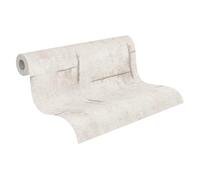 A.S. Création Vliestapete mit Beton-Design in Grau, Weiß - moderne Industrial- Tapete 10,05 m x 0,53 m by COSMOPOLITAN - 790851