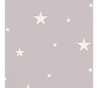 A.S. Création Vliestapete - Papel pintado de habitación infantil con estrellas en marrón y gris - Papel de pared para habitación infantil - Papel pintado de pared de 10,05 m x 0,53 m