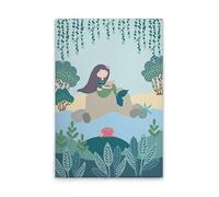 A.S. Création WTD DD129402 - Lienzo decorativo (80 x 120 cm), diseño de sirena, color beige