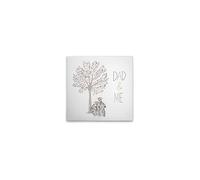 A.S. Création WTD DD129426 - Lienzo decorativo (40 x 40 cm), diseño de lémures, color beige y gris