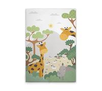 A.S. Création WTD DD131750 - Lienzo decorativo (80 x 120 cm), diseño de selva, color verde y marrón