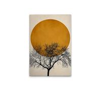 A.S. Création WTD DD131780 - Lienzo decorativo (60 x 90 cm), diseño de árbol con luna, color dorado y negro