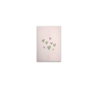 A.S. Création WTD DD132841 - Lienzo decorativo (40 x 60 cm), diseño de corazón, color beige y verde