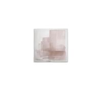 A.S. Création WTD DD133210 - Lienzo decorativo (40 x 40 cm), diseño de acuarela, color blanco y rosa