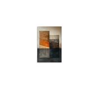 A.S. Création WTD DD133337 - Lienzo decorativo (40 x 60 cm), diseño de bloc de flores, color beige y naranja
