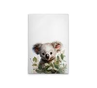 A.S. Création WTD - Lienzo decorativo para pared (60 x 90 cm), diseño de koala, color blanco y verde