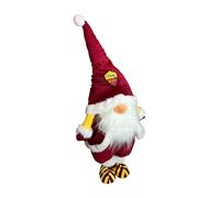 A.S.Roma | Gnomo Navidad Decoración | 57 cm | Amarillo/Ross | Producto Oficial
