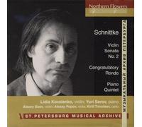A. Schnittke - Violin Sonata No. 2, Congratulatory Rondo, Piano Quintet.