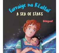 A Sea of Stars - Farraige na Réaltaí: An Irish English bilingual book (dad and daughter edition). Βedtime story, babywearing, bioluminescent beach