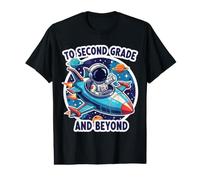 A Segundo Grado y más allá de los Chicos 2do Astronauta Amante del Espacio Camiseta gráfica económica