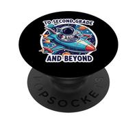 A Segundo Grado y más allá de los Chicos 2do Astronauta Amante del Espacio PopSockets PopGrip Adhesivo