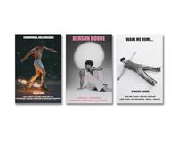 A Set of 3 Singer Benson Boone Poster Music Album Cover Poster Para Habitaciones, Arte Estético de Pared de Lienzo Decoración de Dormitorio Póster 08 x 12 pulgadas (20 x 30 cm)-3 piezas