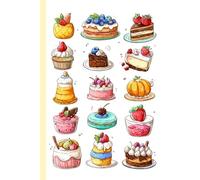 A set of super cute cartoon dessert: Work Notebook, Funny Office Gift for Women, Coworker, Boss, Secret Santa Gag Gift (Blank Lined Journal)