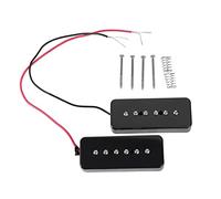A Set P90 Electric Guitar Guitarra SoapBar Pickups De Una Sola Bobina P 90 Pastillas De Barra De Jabón Elgitarrhämtning (Color : Black)