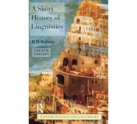 A Short History of Linguistics (Longman Linguistics Library)