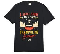 A Short Story I Am A Gymnastics Jumpers Trampolín Jumper Comfort Colors Adult Heavyweight T-Shirt