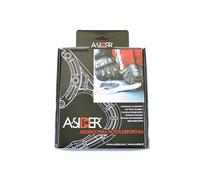 A-SIDER Mango de depósito Black Edition 3 o 7 tornillos negros Yamaha YZF-R1/YZF-R6, negro