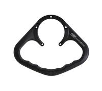 A-SIDER Mango de depósito Black Edition 5 tornillos negros Kawasaki, negro