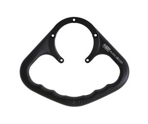 A-SIDER Mango de depósito Black Edition 5 tornillos negros Kawasaki, negro