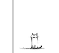 A Simon's cat: Work Notebook, Funny Office Gift for Women, Coworker, Boss, Secret Santa Gag Gift (Blank Lined Journal)