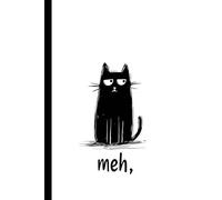 A simple black cat: Work Notebook, Funny Office Gift for Women, Coworker, Boss, Secret Santa Gag Gift (Blank Lined Journal)