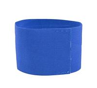 A sixx Good Texture Sports Athletic Accesorio, Brazalete de capitán, portátil elástico 12.2x2.6 en Colores Brillantes para Adultos Equipo de fútbol Uso Equipo de Baloncesto(Blue)