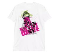 A SKYLIT Drive Roach Girl EMO Post-Hardcore Band T-Shirt White S
