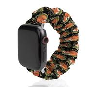 A Sleeping Fox - Correa elástica para reloj compatible con IWatch, divertidas correas de reloj inteligente para hombres y mujeres, 38 mm/40 mm, 42 mm/44 mm, 38mm/40mm, Poliéster, No es una piedra