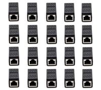 a-smile @ RJ45 acoplador conector RJ45, CAT5 acoplador CAT5 conector, extensor de Ethernet Cat5 5e 6 cable 8P8 C Conector (hembra a hembra) recto Modular Inline Coupler, (5 unidades)