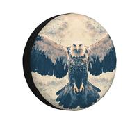 A Soaring Eagle Spreads Its Wings In The Sky - Cubierta de repuesto para neumáticos de rueda, impermeable, a prueba de polvo, ajuste universal para remolque, caravana, SUV, camión, caravana de 14