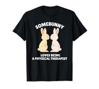 A Somebunny le Encanta ser fisioterapeuta Lindo Conejito de Pascua Camiseta