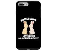 A Somebunny le Encanta ser un antropólogo Lindo Conejo de Pascua Carcasa para iPhone 7 Plus/8 Plus