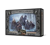 A Song of Ice and Fire Juego de miniaturas de Mesa Night Watch Heroes III Box Set,Tiempo de Juego Promedio de 45 a 60 Minutos,Fabricado por CMON (SIF315)
