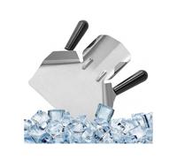 A Stainless Steel French Fry Scoop, a non-slip, non-fading serving scoop for snacks and fries