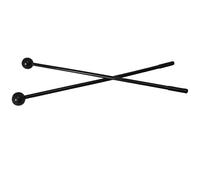 A-Star Batidores de cabeza de plástico duro con mango de plástico seguro para barra de timbre, metalófono, glockenspiel, xilófono, 2 unidades/par