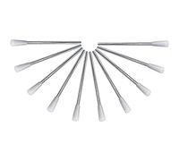 A-Star Batidores triangulares de metal con empuñadura de goma - 12 cm de longitud - Paquete de 10