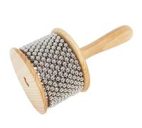 A-Star Cabasa Afuche Shaker con cuentas de madera - 9 cm de diámetro, mediano - Instrumento de percusión manual