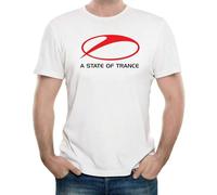 A State of Trance Asot tee Armin Van Buuren T Shirt Graphic Top tee Camiseta Short-Sleeve Men T-Shirt(Large)