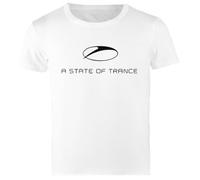 A State of Trance Camiseta Blanca para Hombre Camiseta Masculina Regular