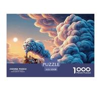 A Steam Train with Skulls Instead of Windows 1000 Piezas Cartulina Extra Gruesa Rompecabezas DIY Vintage Steam Train Antiestrés Juego Familiar Rompecabezas para Adultos Y Niños 52x38cm/1000pcs