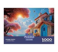 A Stone Wall with An Open Door Leading to The Sea 1000 Piezas Cartulina Extra Gruesa Rompecabezas DIY Gloom Trees Extremadamente Difícil Juguete De Cumpleaños Rompecabezas Para Adultos Y Niños 52x38cm