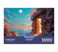 A Stone Wall with An Open Door Leading to The Sea 1000 Piezas Cartulina Premium Set De Rompecabezas Countryside Village Extremadamente Difícil Juguete De Cumpleaños Rompecabezas Para Adultos Y Niños 7
