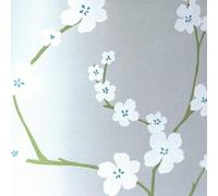 A-Street Prints Sakura Floral Papel Pintado, Gris Claro, 20.5-Inch x 33 ft