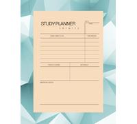A Study Planner for Success: Designed for Students of All Levels and Learning Styles | Undated with Goal Setting, Tracking, & Reflection | 8.5”x11” with 122 Pages