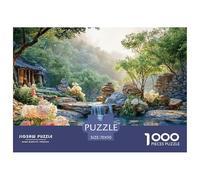 A Stunning Tropical Garden 1000 Stück Ökopapier Puzzle Tropical Garden Lebendige Bilder Familienspiel Puzzles Als Geburtstagsgeschenke 70x50cm/1000pcs